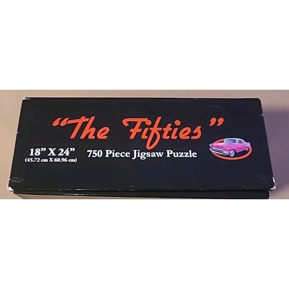 The 50’s 750 Piece Jigsaw Puzzle Americana Souvenirs & Gifts USA